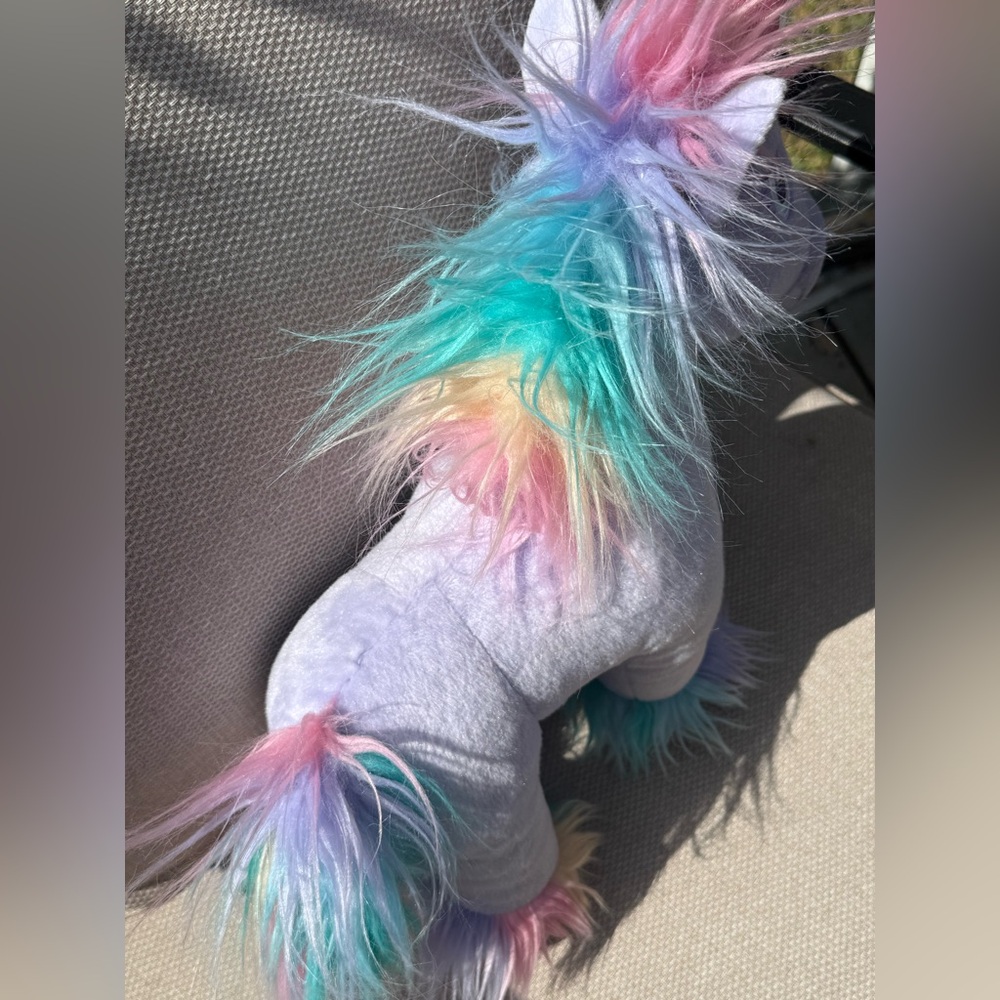 Build-A-Bear Pastel‎ Plush with Multicolor Mane Enchanted Unicorn Fairy Friend - Picture 4 of 9